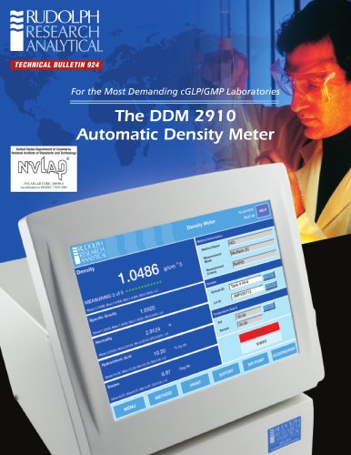 The DDM 2910 Automatic Density Meter