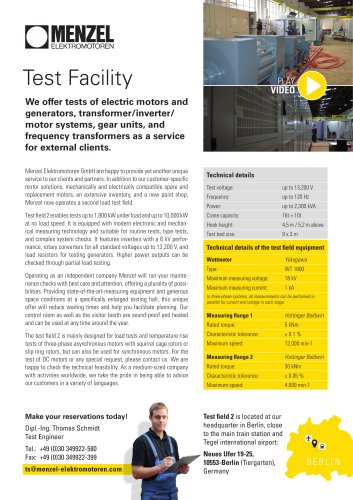Menzel load test field