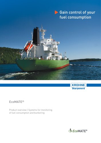 EcoMATE Fuel consumption & bunkering monitoring Overview