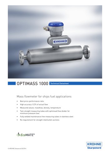 OPTIMASS 1000 Marine