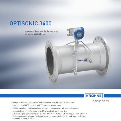 OPTISONIC 3400