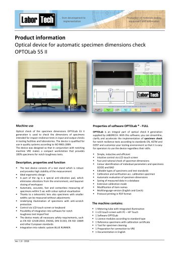 Optical Device OPTOLab 55 II