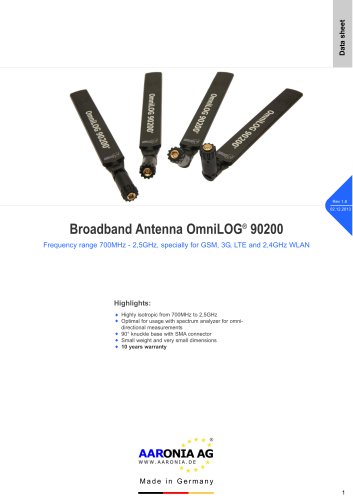 Broadband Antenna OmniLOG® 90200