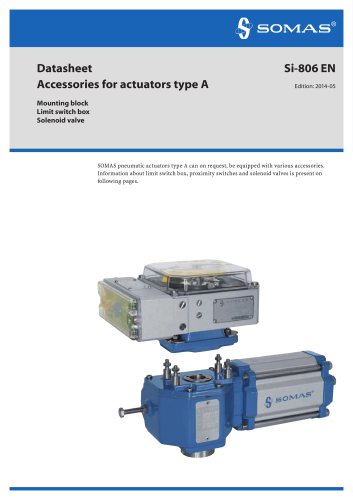 Accessories for Actuators type A