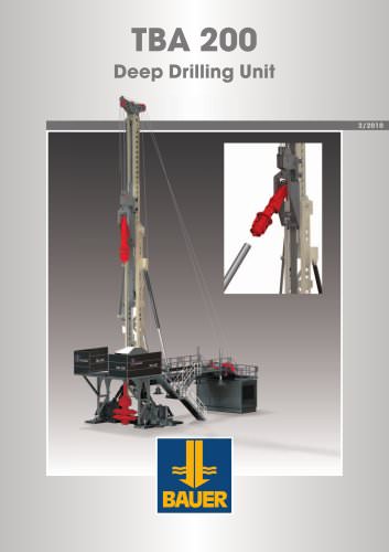 TBA 200 Deep Drilling Unit