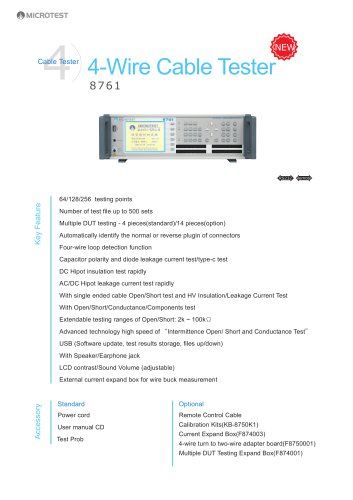 4-Wire Cable Tester_8761