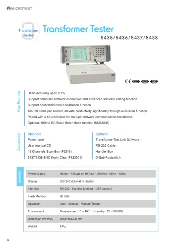 Transformer Tester_5435/5436/5437/5438