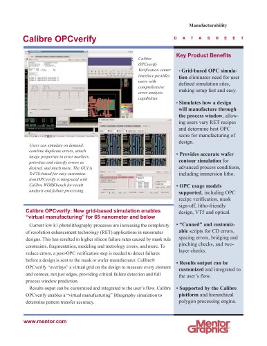 Calibre® OPCverify™