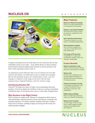 Embedded Systems Nucleus RTOS