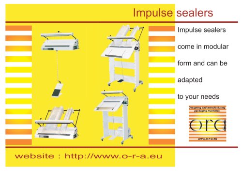 IMPULSE SLEEVE SEALING MACHINES