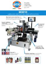 M3010 LABELLING LINE FOR 2 SIDES APPLICATION