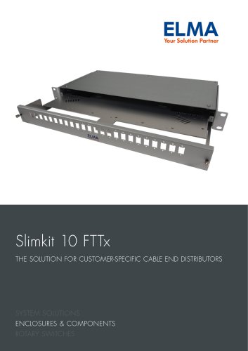 Brochure Enclosure Slimkit 10 FTTx