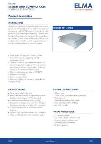 Stylebox 15 e-motion_Datasheet_E