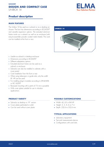 Unibox 14_Datasheet_E