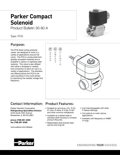 Parker Compact Solenoid