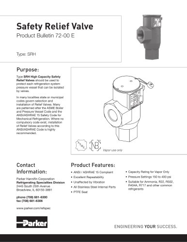 Safety Relief Valve