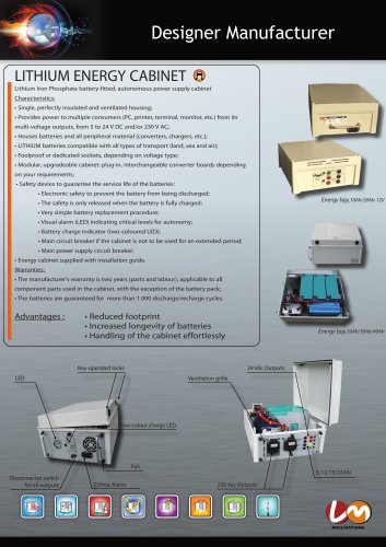 LITHIUM ENERGY CABINET