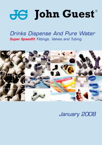 John Guest® Drinks Dispense and Pure Water Catalogue