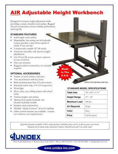 MHW Adjustable-Height Workbenches