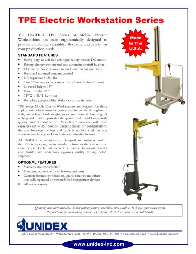 TPE Electric Workstation Series