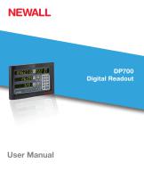 DP700 Digital Readout