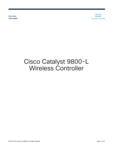 Cisco Catalyst 9800-L Wireless Controller