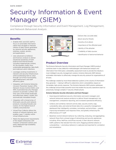 Security Information & Event Manager (SIEM)