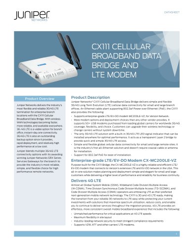 CX111 Cellular Broadband Data Bridge and LTE Modem