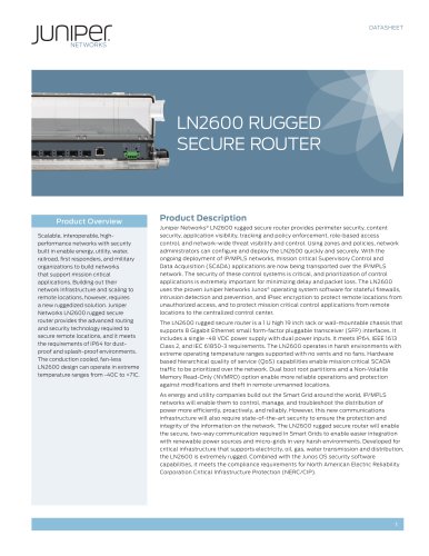 LN2600 Rugged Secure Router