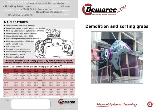 GP Demolition and Sorting Grabs