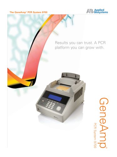 60-Well and 0.5 ml Tube GeneAmp® PCR System 9700