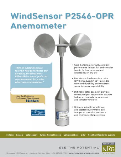 WindSensor P2546-OPR Anemometer