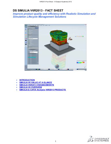 SIMULIA V6R2013