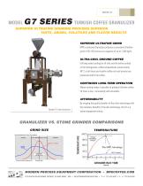 MODEL G7 SERIES TURKISH COFFEE GRANULIZER