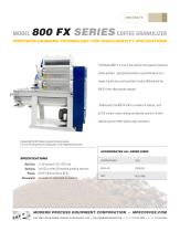 MODEL800 FX SERIES COFFEE GRANULIZER