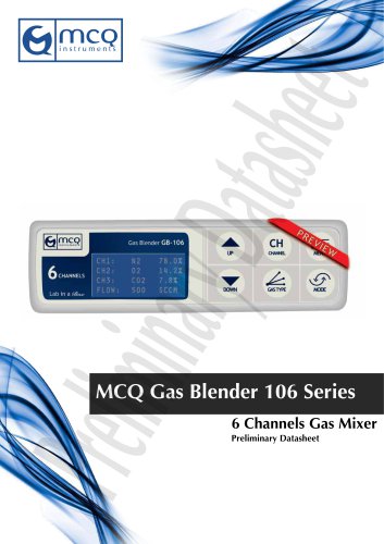 Gas Blender 106 Series