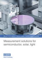Measurement solutions for semiconductor, solar, light