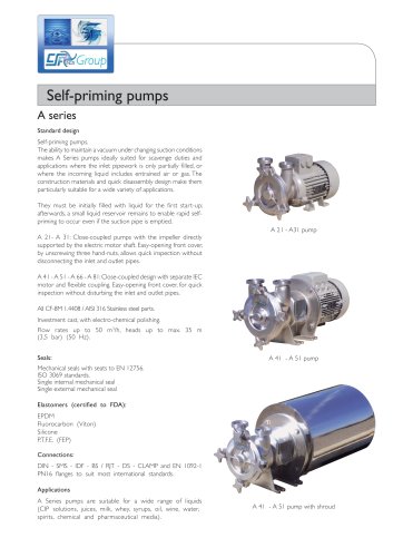 Self-priming Centrifugal Liquid Ring Pump