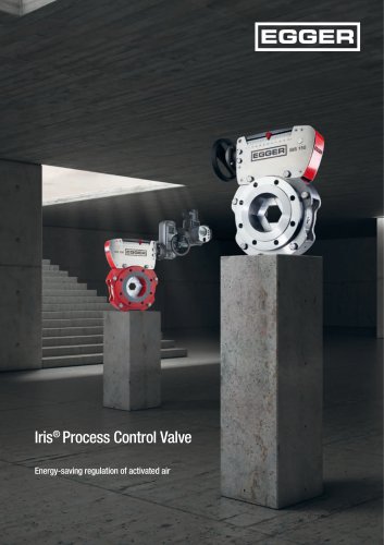 Aeration air flow control with Egger Iris diaphragm control valves