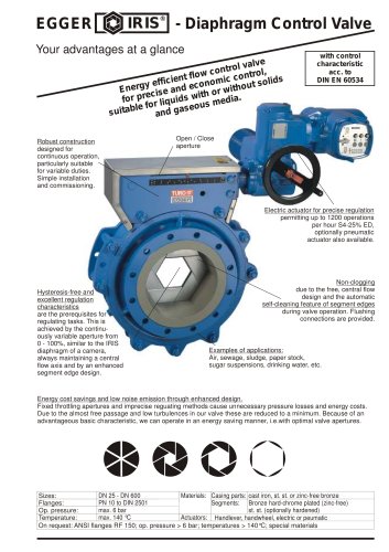 Egger Iris® Contol Valve