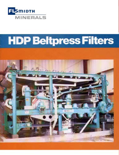 HDP Beltpress Filters