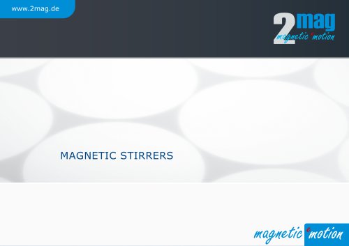 2mag Magnetic Stirrers 2019