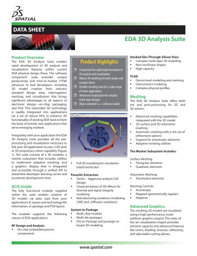 EDA 3D Analysis Suite