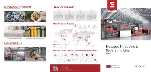 Recycling Line: Mattress Shredding & Separation Line