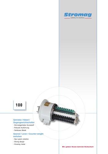 Geared Lever Counterweight Switches, Serie 100/110