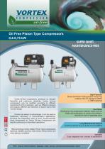 oil free piston type compressors