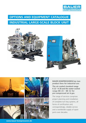 Options and Equipment Catalogue ? Industrial Large-Scale Block UnitOptions and Equipment Catalogue ? Industrial Large-Scale Block Unit