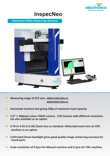 Inspec neo Vision Measuring Machines