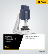 Datasheet TopMap Micro.View // Table-top 3D profiler for roughness & texture
