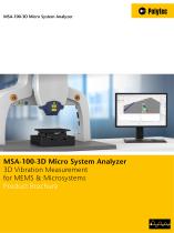 MSA-100-3D Micro System Analyzer